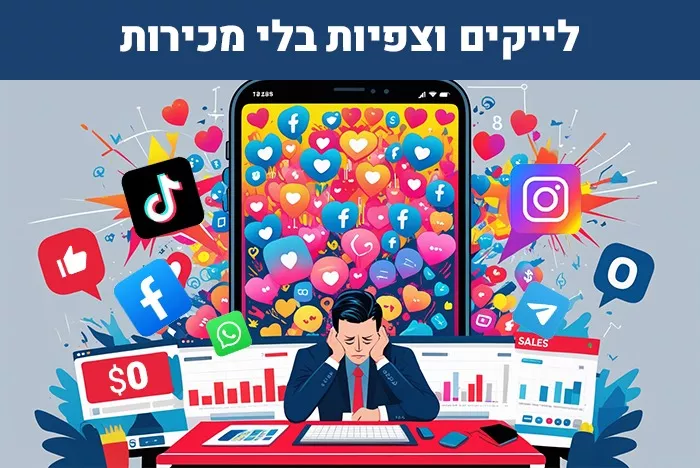 עסק מצליח לא נמדד בלייקים – אלא בהכנסות. בואו ללמוד איך לבנות שיווק נכון ולהמיר מעורבות ללקוחות משלמים.