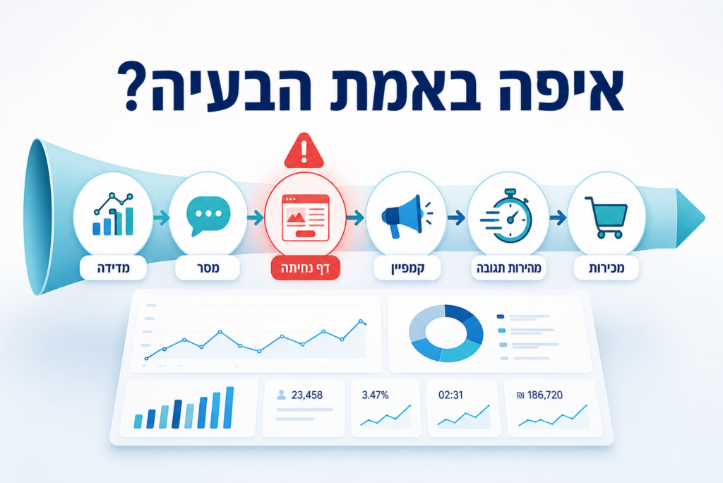 איך לזהות איפה הבעיה בקמפיין לפני שמחליפים סוכנות דיגיטל או קמפיינר